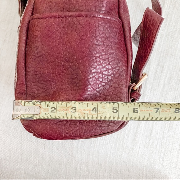 NWT OBO Leather Backpack - Maroon - Picture 10 of 16